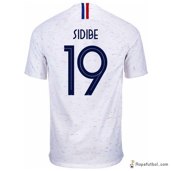 Camiseta Francia Replica Segunda Ropa Sidibe 2018 Blanco